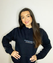 Load image into Gallery viewer, Navy Hoodie - whakaaweawe (Inspire)