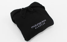 Load image into Gallery viewer, Black Hoodie - mutunga kore (Limitless)
