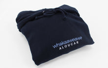 Load image into Gallery viewer, Navy Hoodie - whakaaweawe (Inspire)
